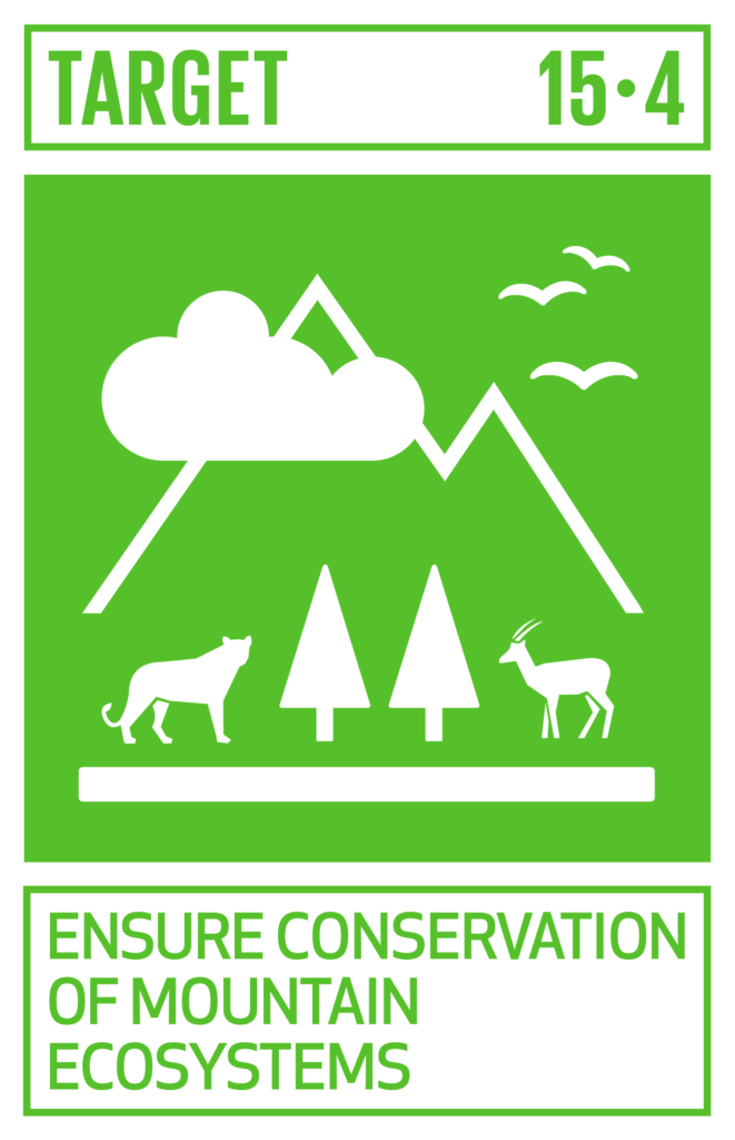 SDGs ゴール15　陸の豊かさも守ろう  ターゲット15.4
