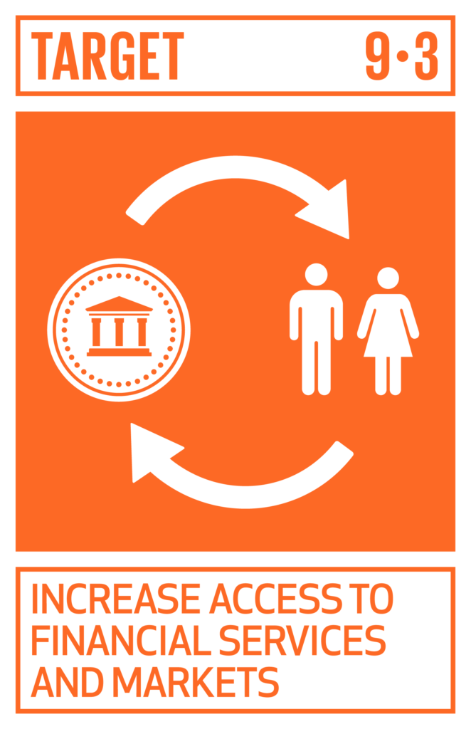 SDGs ゴール9  産業と技術革新の基盤をつくろう  ターゲット9.3